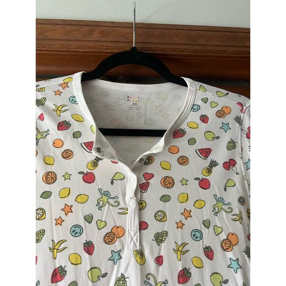 Roller Rabbit Women's Pima Cotton Tutti Frutti Classic Pajama Set Multicolor XS - Picture 4 of 13